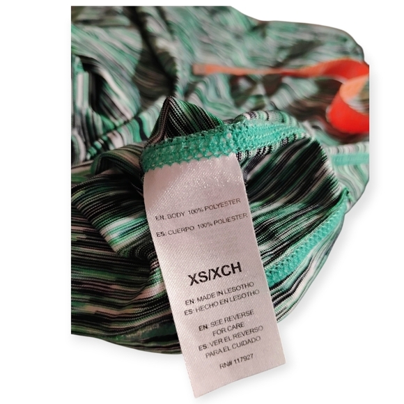 Head Green Athletic V Neck Top XS Moisture Wicking - Picture 8 of 9